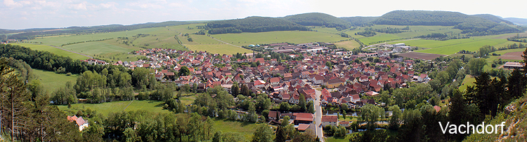 Panoramablick auf Vachdorf